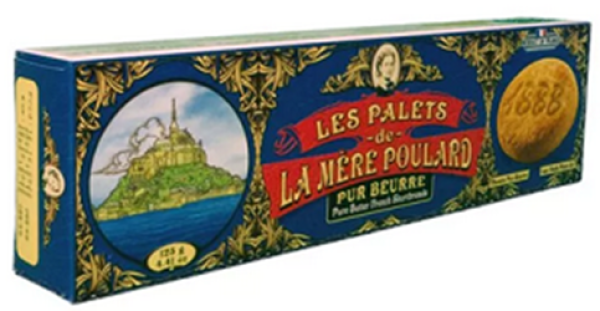 Französisches Buttergebäck Palets als Geschenkbox