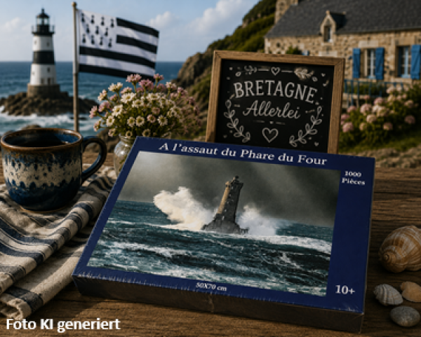 Leuchtturm Puzzle aus der Bretagne