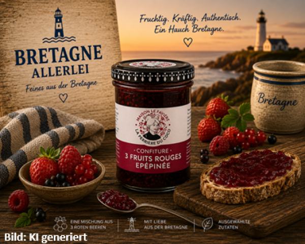 Traditionelle bretonische Konfitüre ohne Zusatzstoffe