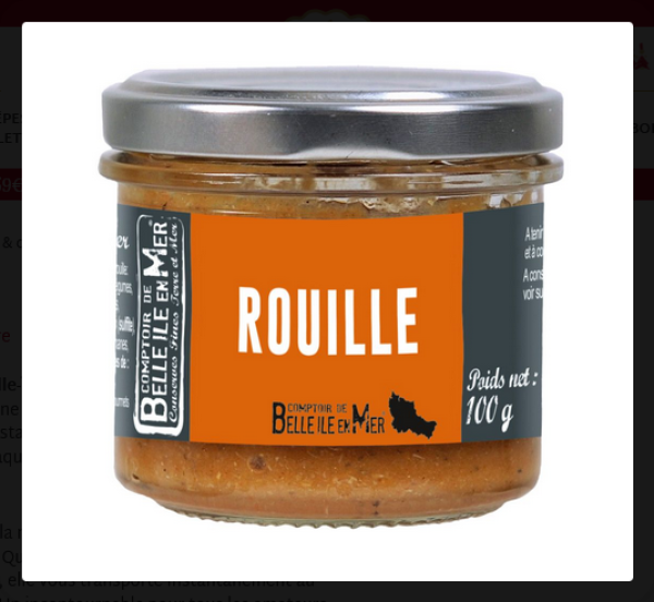 Belle Île en Mer Rouille bretonische Spezialität