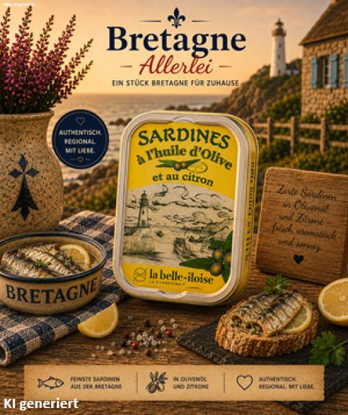Französische Sardinen mit frischer Zitronennote
