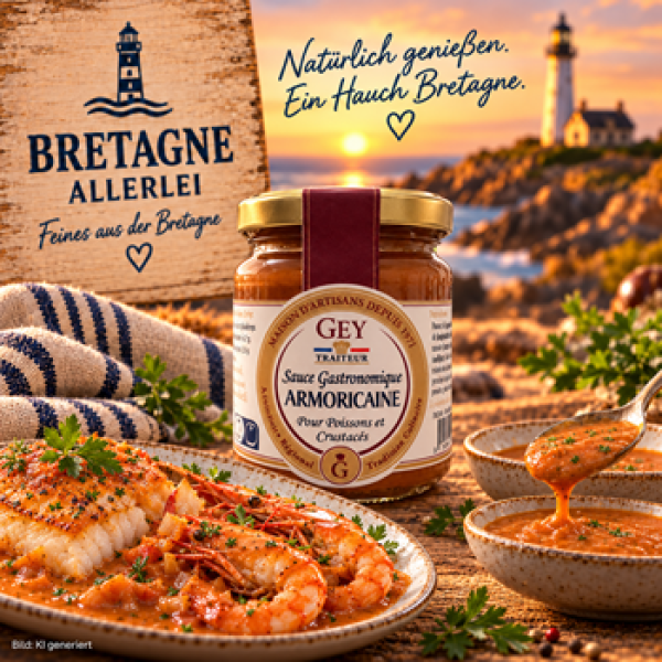 Französische Sauce Armoricaine für Fisch und Meeresfrüchte
