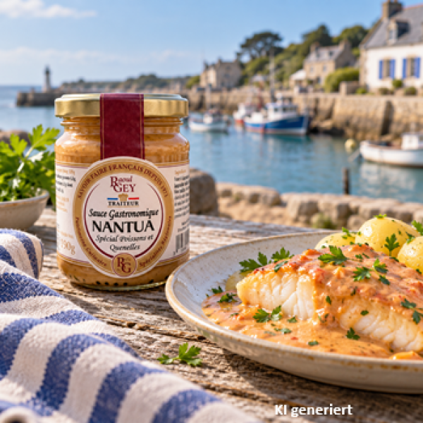 Französische Sauce Nantua für Fisch und Meeresfrüchte