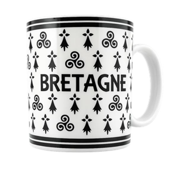 Bretonischer Keramikbecher aus der Bretagne