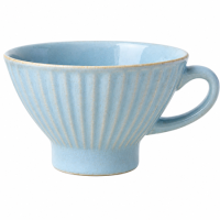 BOLÉE à Cidre mit Henkel – Streifenmuster grau / blau