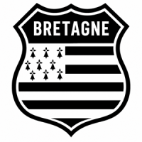 Sticker Bretagne Wappenflagge