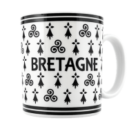 Bretonischer Keramikbecher aus der Bretagne